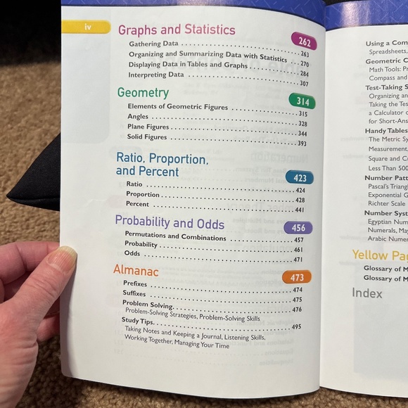 Math on Call, A Mathematics Handbook, Grades 8-12 - Picture 8 of 14